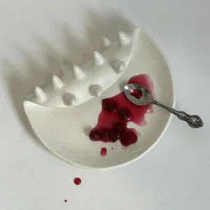 بشقاب سرامیکی هنری دست‌ساز - 5