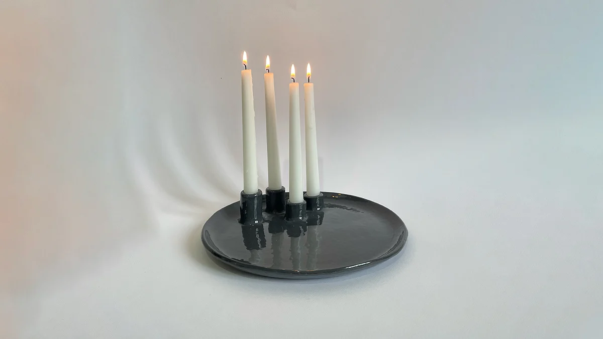 شمعدان دست‌ساز ایرانی | المقنع